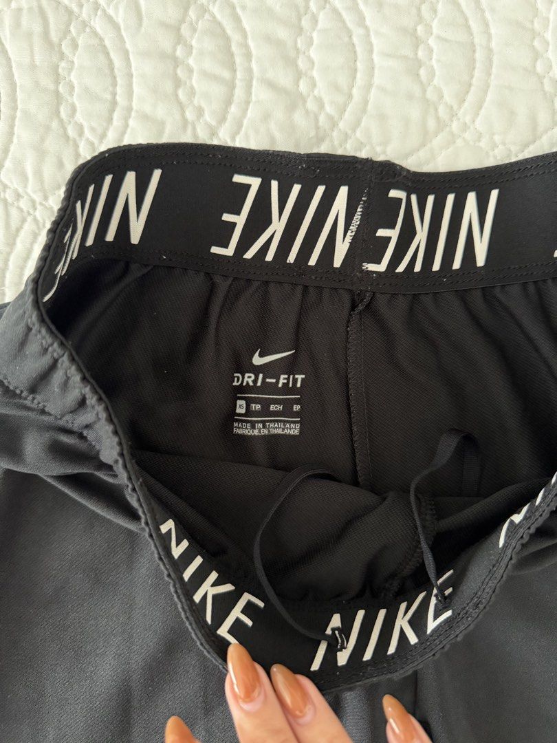 Black Nike Running Shorts (Category: Activewear) located in Quezon City. Submitted by kelangot (Listing ID 1467905273, Image 2). Description: Selling this item in great condition! Brand: nike Size: xs Condition: worn only twice or thrice Color: black RFS: decluttering 📦 Shipping: C/O buyer 💸 Payment: GCash, BPI, or GoTyme Feel free to message me for inquiries Strictly no cancellations, returns, or refunds. Happy shopping! ♡.