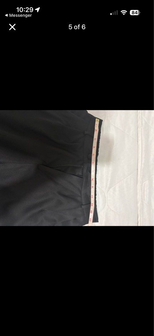 Black Slacks (Category: Other Bottoms) located in Cainta. Submitted by michaelalin (Listing ID 1467887371, Image 2). Description: Brand new Measurement see pictures Flowy and garterized at the back Cainta area Lalamove sf shoulder bu buyer.