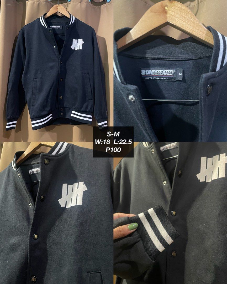 Black Varsity Jacket Size M (Category: Coats, Jackets and Outerwear) located in Quezon City. Submitted by smileclothingline (Listing ID 1467853542, Image 1). Description: 🚚Courier: J&T/Lalamove/Gogoexpress 📍Shipping fee depends on your location 💸Mode of Payment: BPI/Gcash/Paymaya ‼️Payment first, only then will ship the item.