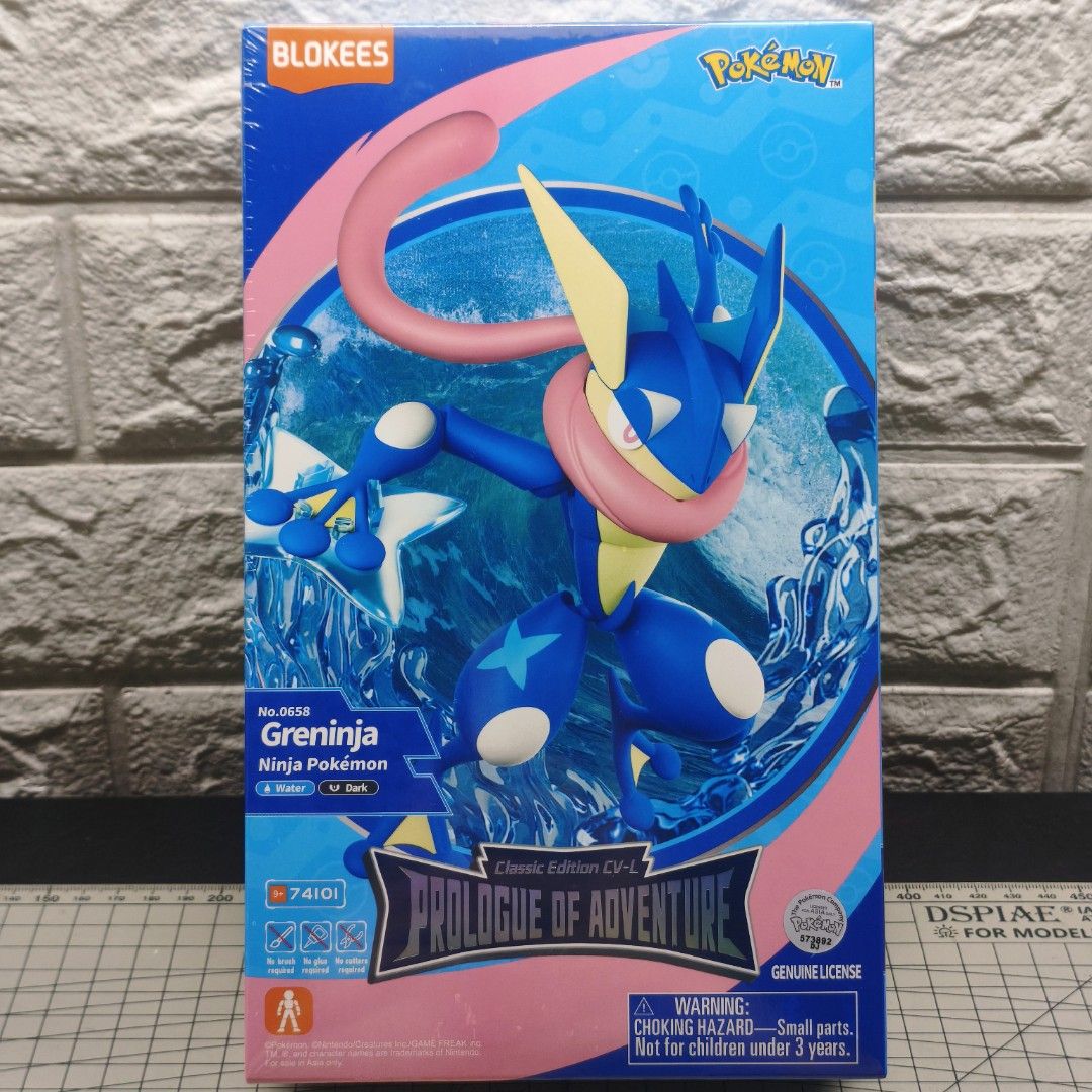 Blokees Greninja from Pokemon (Category: Figurines & Statues) located in Manila. Submitted by egcollectibles (Listing ID 1468048540, Image 1). Description: Brand new and sealed.