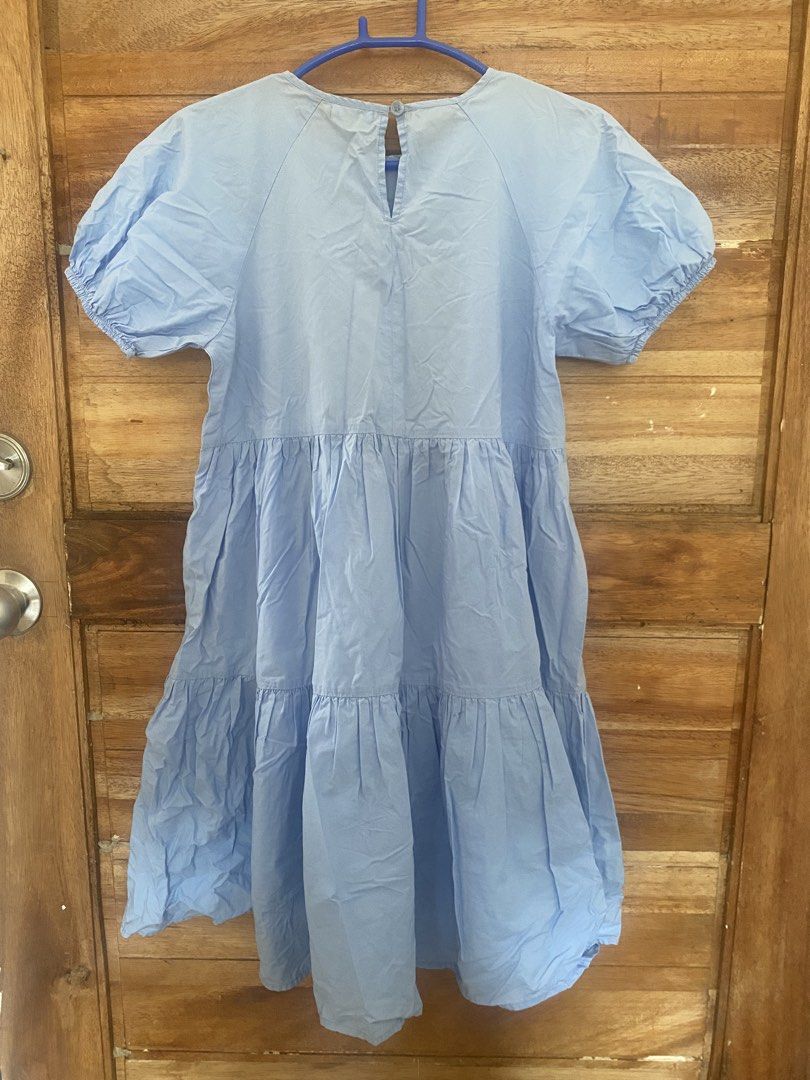 Blue baby doll dress (Category: Dresses) located in Maramag. Submitted by 88forke (Listing ID 1467989512, Image 3). Description: when worn in the last picture.