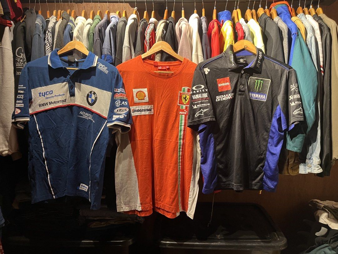 Bmw, puma ferrari, yamaha (Category: Formal Shirts) located in Bislig. Submitted by samstreet-out (Listing ID 1467947879, Image 1). Description: Aspack 3 pcs Bmw 21x27 Yamaha 21x25.5 Puma ferrari 23x28.5.