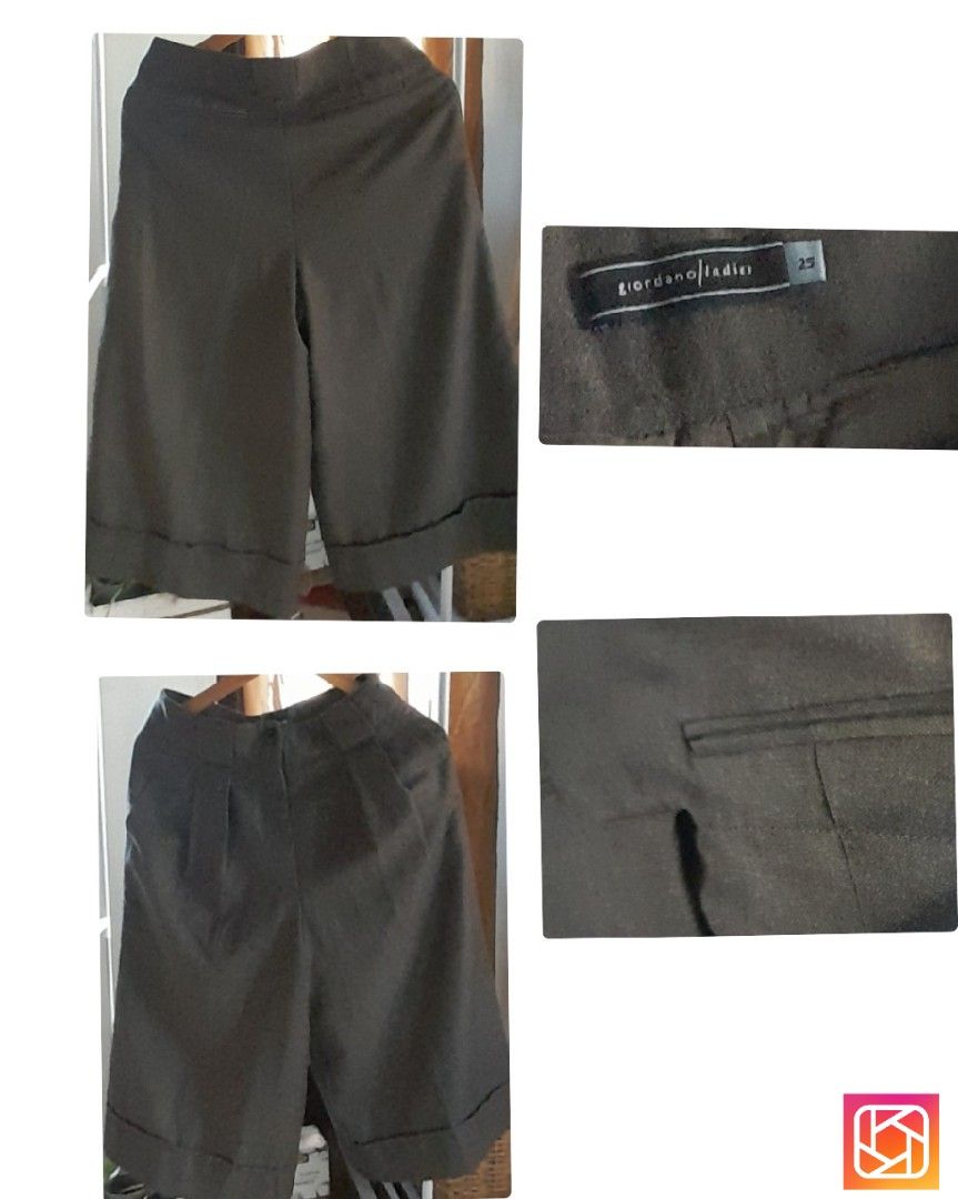 BNWOT Giordano Wideleg Pants (Category: Jeans) located in Batangas. Submitted by norskieshoppe (Listing ID 1467923345, Image 1). Description: sz 27-28.