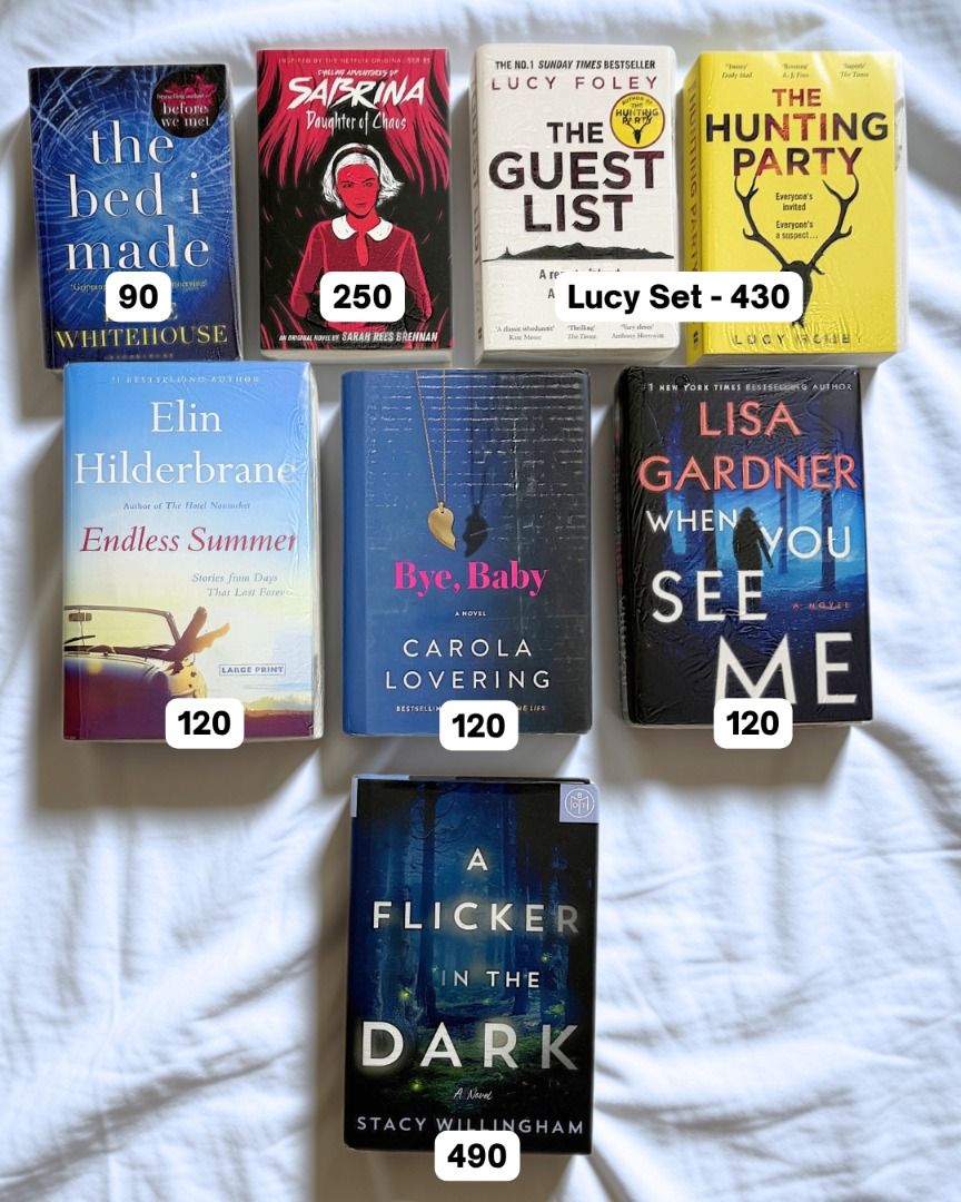 Books / Booktok for Sale (Category: Storybooks) located in Marikina City. Submitted by visionfinds (Listing ID 1467989292, Image 3). Description: mod: j&t / same day delivery mop: gcash/bdo ❌ catch 22 ❌what the wife knew ❌perfect wife ❌hundred year old man ❌perfect remains.