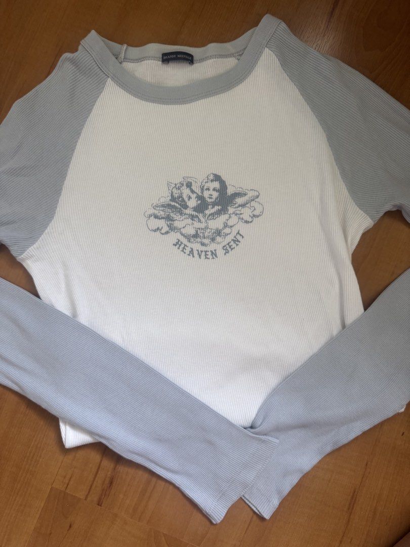 Brandy Melville Angel longsleeve (Category: Longsleeves) located in Muntinlupa City. Submitted by fufuwee (Listing ID 1467867849, Image 1). Description: From personal collection! Favorite piece of mine Ribbed cotton and stretchy airy fit. .