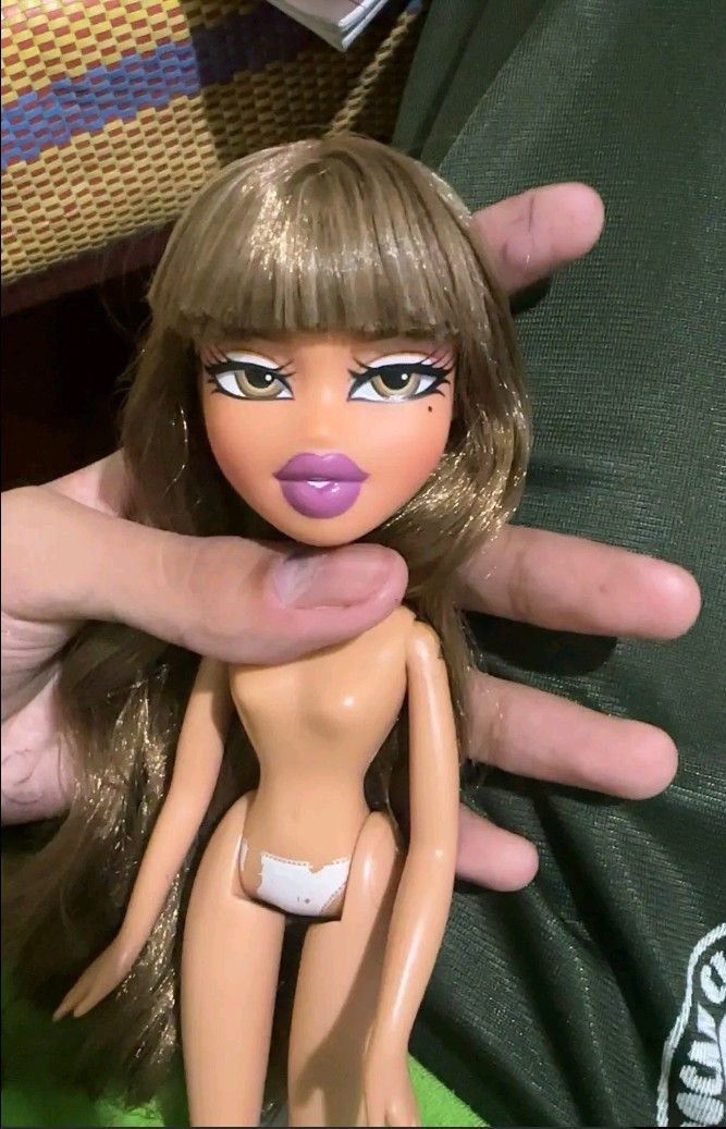 Bratz Doll always bratz yasmin (Category: Kids Toys) located in Caloocan City. Submitted by artaaron (Listing ID 1467955337, Image 1). Description: - Bratz fashion doll with long brown hair, bangs, hazel eyes, and purple lipstick - Painted white underwear on body - Doll only (no clothes or accessories included) - Hair is smooth and glossy; body has minor play scuffs - Perfect addition for collectors or custom doll projects.