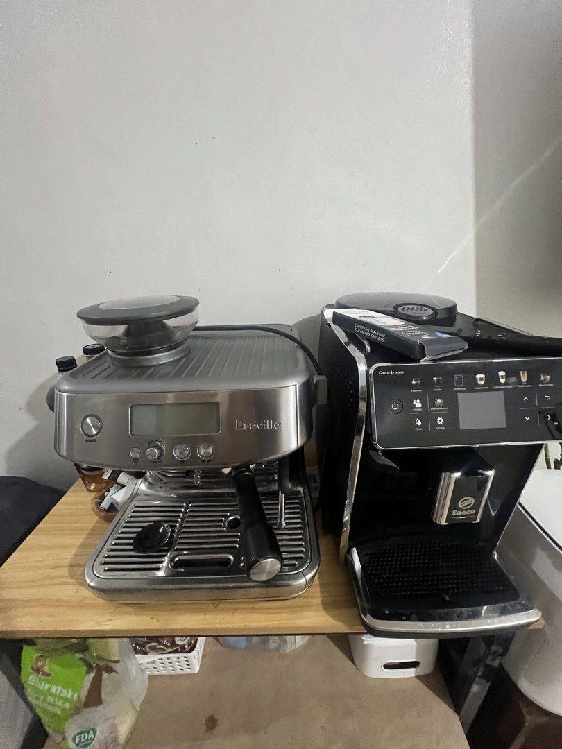 Breville barista pro (Category: Coffee Machines & Makers) located in Manila. Submitted by justinebiller (Listing ID 1467895334, Image 3). Description: Used it for more than a year na No issues Nag upgrade lng kme for a fully automatic coffee machine(see last photo) 3 months na hndi nagagamit Pasay meet up or any nearby area 25,000 only.