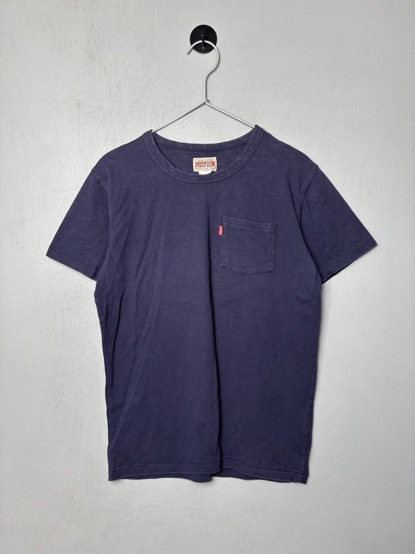 Bronson MFG. Co. Loopwheel Pocket T-Shirt (Category: Tshirts & Polo Shirts ) located in Mandaluyong City. Submitted by fellas_ph (Listing ID 1467930453, Image 1). Description: Excellent condition No issues Size S 18.5" Width 25.5" Length.