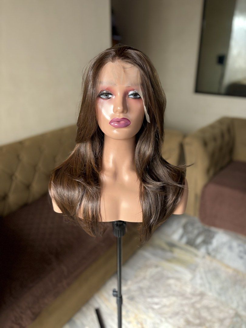 Brown Lace Front Wig (Brand New!) (Category: Hair Accessories) located in Manila. Submitted by stellarwigs (Listing ID 1467847315, Image 2). Description: Brown Lace Front Wig For Sale! Price: ₱1500 only! (brand new) ✅FREE PARTING (13x4) ✅Can be curled or straightened and washed. ✅Futura Fiber Close to human hair. ✅Thick High Quality Hair. ✅What you see is what you get. ✅On Hand! Shipping available nationwide. ✅Same day delivery around metro manil