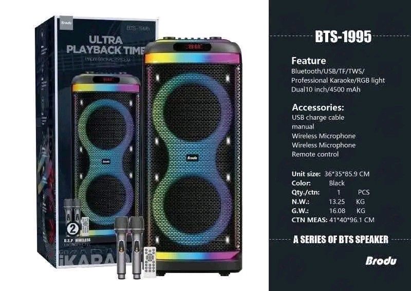 brudo bts 1995 karaoke set (Category: Soundbars, Speakers & Amplifiers) located in Manila. Submitted by asstditems (Listing ID 1467852551, Image 1). Description: .