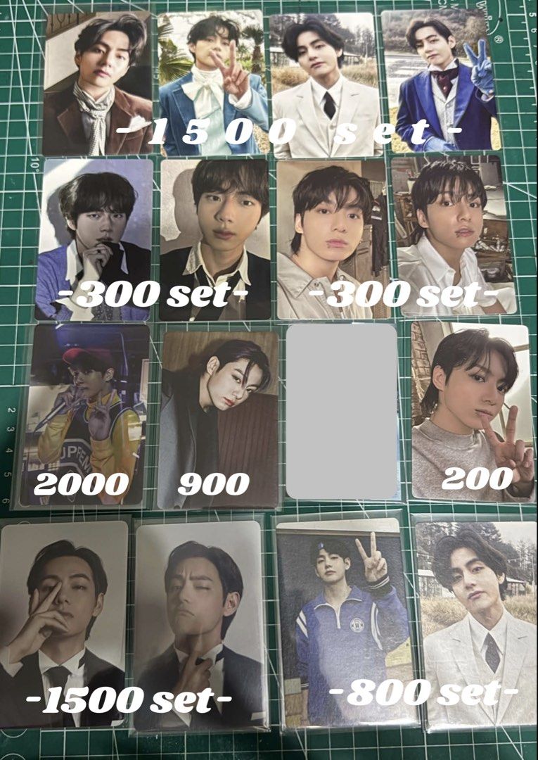 Bts Random Photocards (Category: K-Wave Merchandise) located in Sagay. Submitted by armimom (Listing ID 1468029322, Image 2). Description: #Armimom_sells wts lfb onhand ph Bts Random Photocard - payo - x sensi buyers +pf+sf MOP: gcash/maribank MOD: j&t 📍 Neg Occ 🏷️ Bts Rm jin suga jhope jimin V taehyunh jk Jungkook pc memo20 memories persona golden loveyourself ly butter astronaut photofolio fofo dfesta butter.