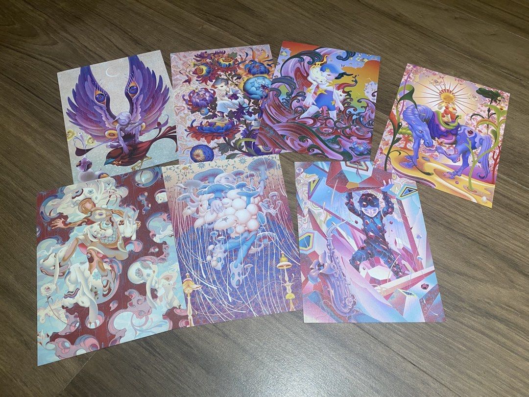 BTS X James Jean postcard set (Category: K-Wave Merchandise) located in Marikina City. Submitted by culose (Listing ID 1468059050, Image 1). Description: - sold as set , RM Suga Jhope jimin V JK - Official.
