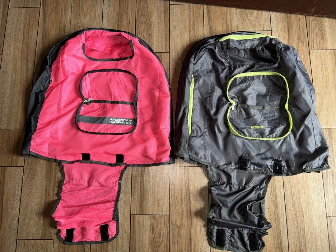 BUNDLE LUGGAGE COVER (hand-carry) (Category: Travel Essentials & Accessories) located in General Santos City (Dadiangas). Submitted by grasya_12 (Listing ID 1467915594, Image 2). Description: BUNDLE HAND CARRY SUITCASE COVER Brand: AMERICAN TOURISTER Minimal signs of usage .