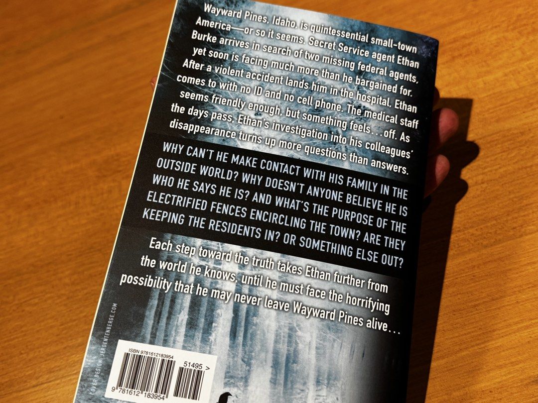 BUNDLE SET WAYWARD PINES TRILOGY BY BLAKE CROUCH (Category: Storybooks) located in Mandaluyong City. Submitted by j4yw3e (Listing ID 1467980699, Image 3). Description: BUNDLE SET WAYWARD PINES TRILOGY BY BLAKE GROUCH good as new condition, visible foxing on one of the books but nonetheless they are in very good condition just stored for quite some time. RFS Decluttering Buyer will pay for shipping/delivery..