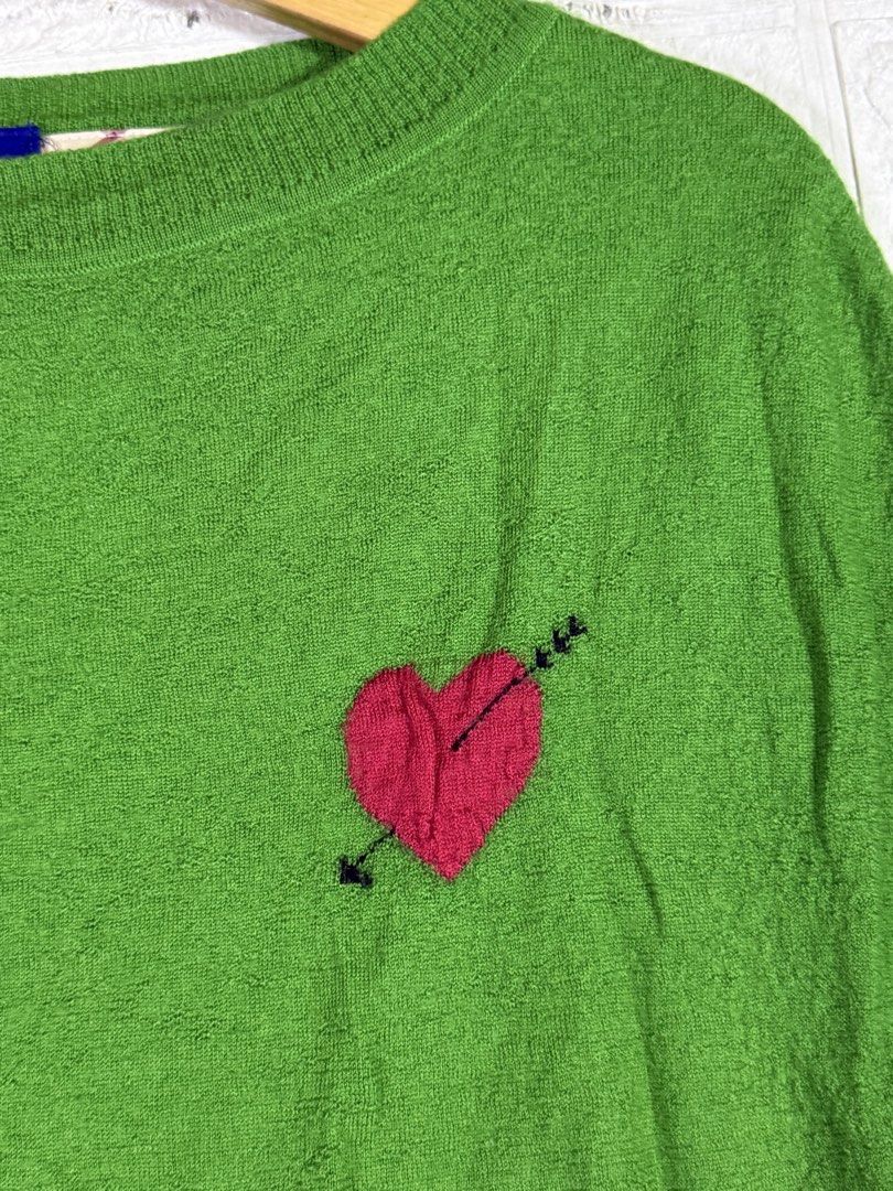 Burberry (Category: Shirts) located in Quezon City. Submitted by dailyfits08 (Listing ID 1467888857, Image 3). Description: Burberry Green short sleeve knit sweater Size 38 Excellent 18x21 .