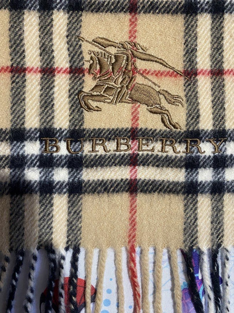 Burberry Scarf Plaid (Category: Scarves) located in Alicia. Submitted by adorable-de (Listing ID 1467893547, Image 3). Description: Burberry Scarf Plaid Excellent condition as new need wash fresh on bale pa mga bossing embroidery big logo siya no issue madumi lang wash lang kulang. No Hole No Scratches Solid na Solid Ganda nito mga bossing amo Complete tags 1250 free shipping .