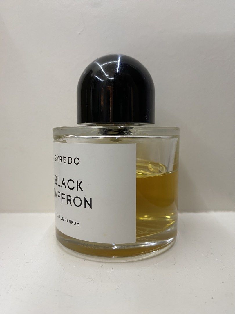 Byredo Black Saffron edp Partial (Category: Fragrance & Deodorants) located in Mexico. Submitted by happymoby (Listing ID 1467870199, Image 2). Description: Bottle size 100ml Juice level 65ml Black Saffron by Byredo is a Oriental Spicy fragrance for women and men. Black Saffron was launched in 2012. Top notes are Saffron, Juniper Berries and Chinese Grapefruit; middle notes are Leather and Black Violet; base notes are Raspberry, Cashmeran and Vet