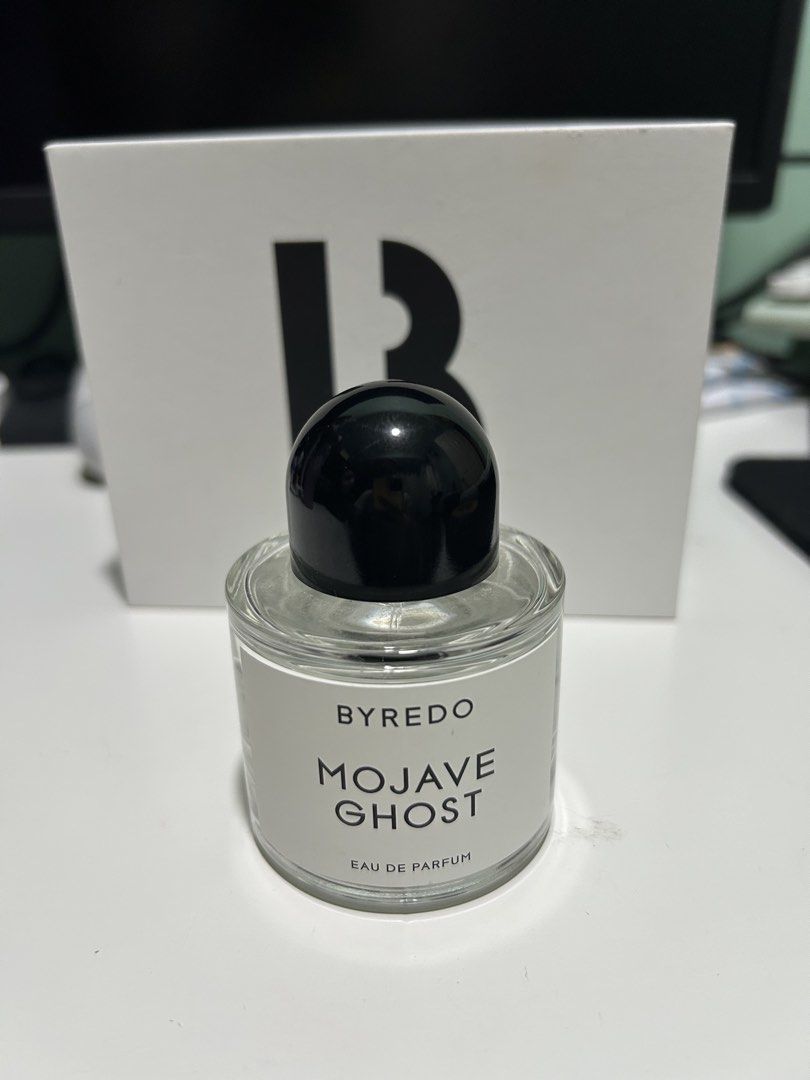 BYREDO Mojave Ghost Eau De Parfum (Category: Fragrance & Deodorants) located in Pasay City. Submitted by zelsells (Listing ID 1468020431, Image 1). Description: Bought from Japan Condition: 98-99% Full (Sprayed twice) Size: 50 ml / 1.6 fl. oz. Inclusions: Comes with original box.