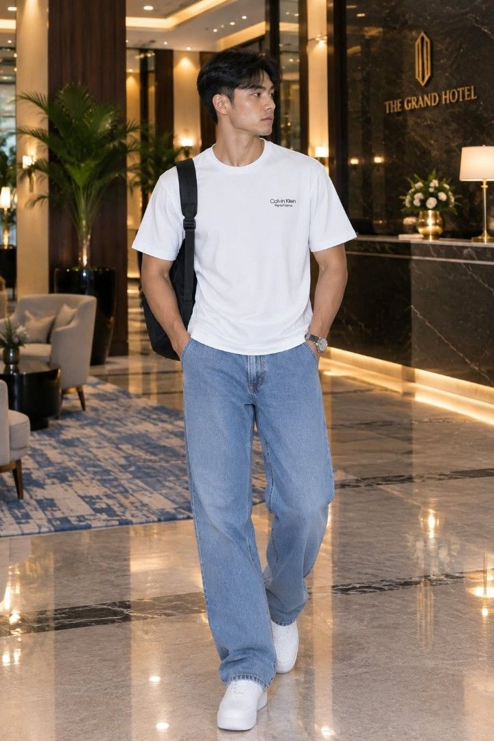 Calvin Klein Performance White T-Shirt XL (Category: Activewear) located in Manila. Submitted by purefire-477a (Listing ID 1467849613, Image 2). Description: - Brand: Calvin Klein Performance - Color: Crisp White - Size: XL (Width: 23 inches, Length: 28 inches) - Design: Minimalist chest logo print, crew neck, short sleeves - Condition: Clean fabric, excellent overall condition - Style: Versatile and easy for everyday wear.
