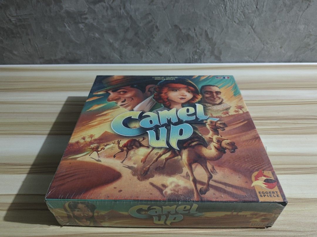 Camel Up 2nd Ed. Board Game (Category: Board Games & Puzzles) located in Antipolo. Submitted by kyohei_ikamaru (Listing ID 1467969251, Image 1). Description: > Complete and Very Good Condition.