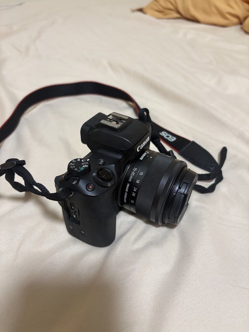 Canon EOS M50 + Kitlens (Category: Cameras) located in Porac. Submitted by shoppingpurp (Listing ID 1468025166, Image 2). Description: CANON EOS M50 + KITLENS — mirrorless interchangeable lens camera, better camera than g7x & so much cheaper! • Sensor: 24.1 Megapixel APS-C CMOS sensor • Video: 4K video at 24fps and Full HD 1080p up to 60fps • Electronic viewfinder and 3.0-inch vari-angle touchscreen LCD • Connectivity: Wi-Fi, NFC, and Bluetooth u