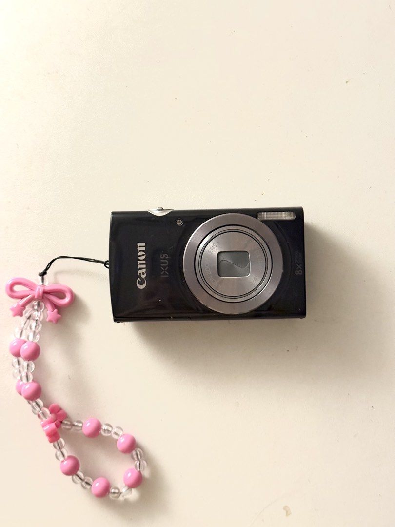 CANON IXUS 160 (Category: Cameras) located in Noveleta. Submitted by sushibbae (Listing ID 1467892708, Image 2). Description: camera details: • 20.0 MP CCD sensor • 8x optical zoom • 720p HD video recording condition & inclusions: • no issues, all working well • original Canon battery • original Canon charger • extra battery • SD card included.
