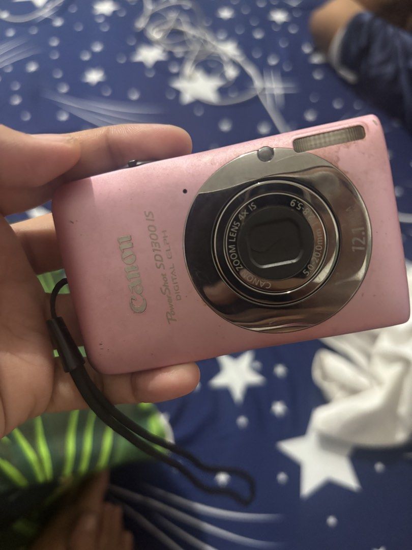 CANON POWERSHOT (Category: Cameras) located in San Fernando. Submitted by astrid_07 (Listing ID 1467867454, Image 2). Description: CANON POWERSHOT SE1300 IS PINK NO BATT CAMERA AS IT IS 2000 + SF.