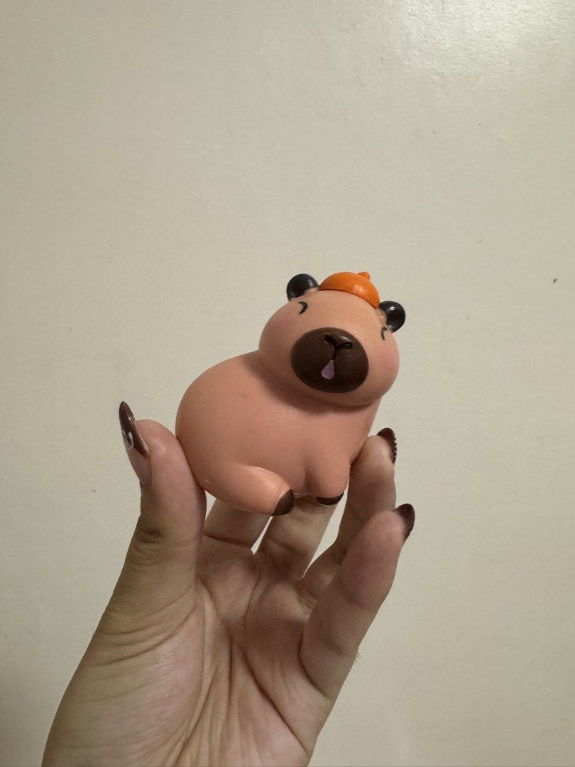 capybara figurines (Category: Designer & Blind Box Toys) located in Marikina City. Submitted by elisuet (Listing ID 1467934746, Image 2). Description: brand new capybara anik anik rfs - not prio pull.