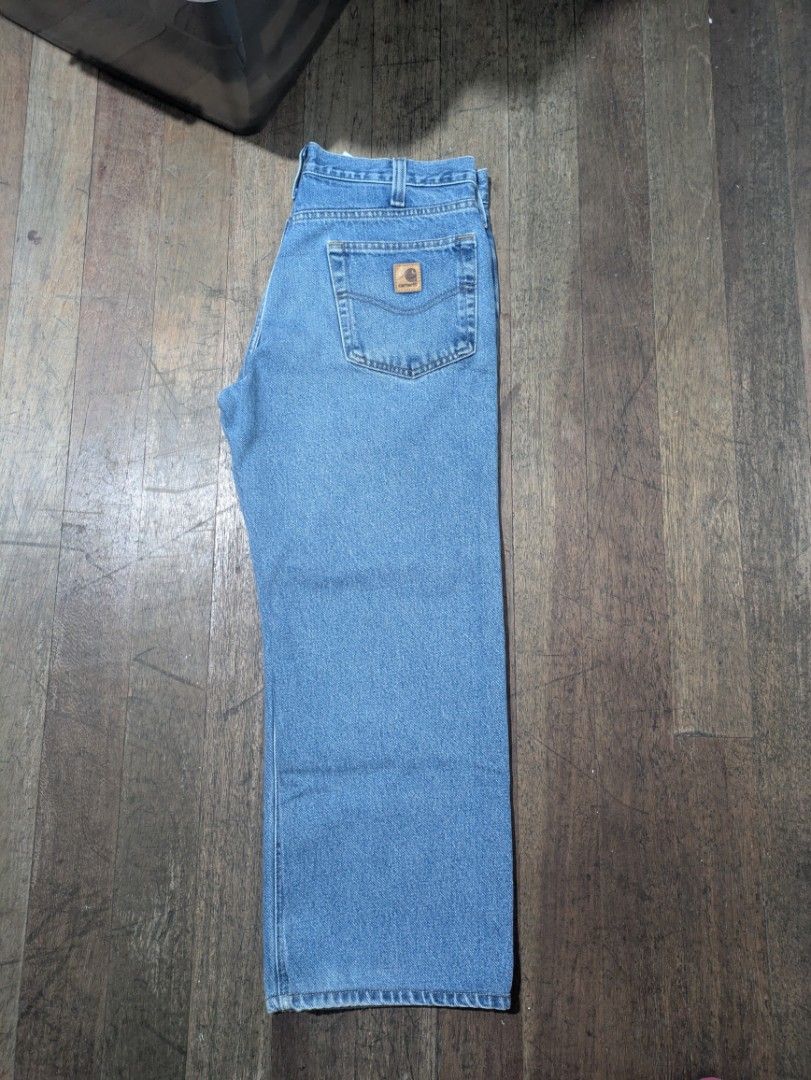 Carhartt B460 pants (Category: Jeans) located in Quezon City. Submitted by 420.420 (Listing ID 1467995096, Image 3). Description: For sale Carhartt B460 pants 34 waist 35 length (altered length) 9 hem Php 1k Qc loc.