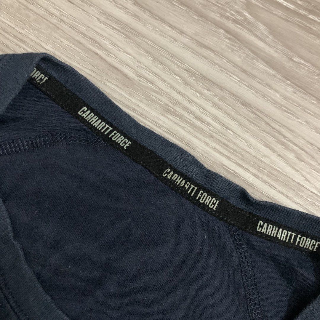Carhartt force (Category: Tshirts & Polo Shirts ) located in Cavite. Submitted by yobubsss (Listing ID 1468047542, Image 3). Description: Size medium 22w 30L Good condition Issue wala na yung print sa sleeve.
