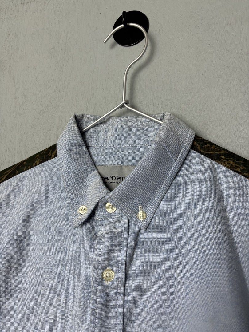 Carhartt WIP L/S Buttondown Polo (Category: Tshirts & Polo Shirts ) located in Mandaluyong City. Submitted by fellas_ph (Listing ID 1467957708, Image 2). Description: Excellent condition No issues Size M 21" Width 29" Length.