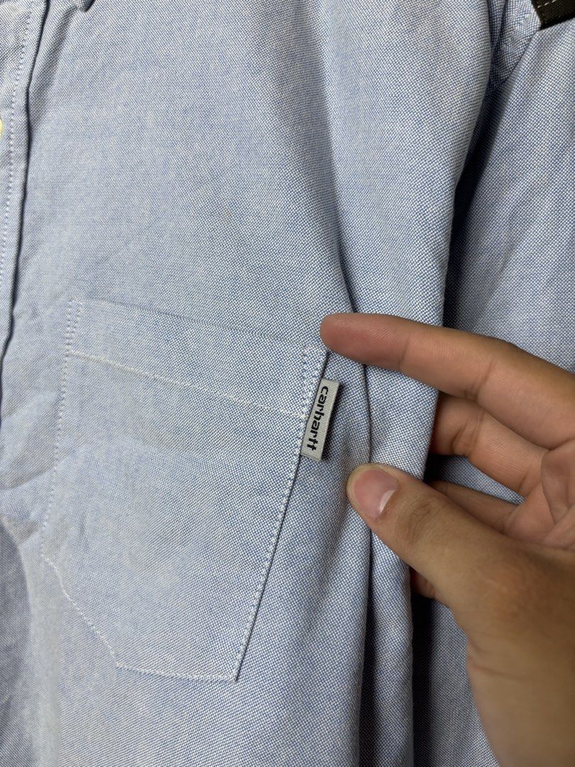 Carhartt WIP L/S Buttondown Polo (Category: Tshirts & Polo Shirts ) located in Mandaluyong City. Submitted by fellas_ph (Listing ID 1467957708, Image 3). Description: Excellent condition No issues Size M 21" Width 29" Length.
