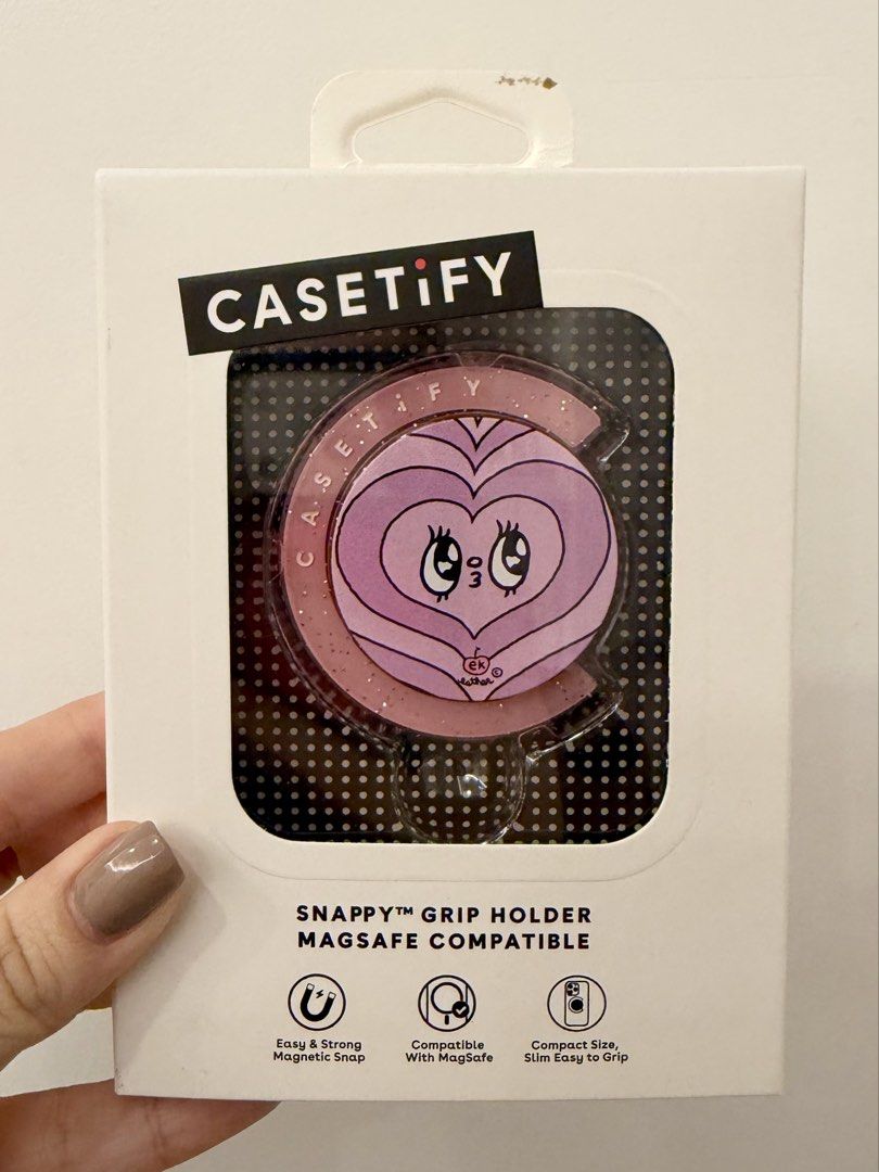 Casetify Snappy Grip Magsafe Holder (Category: Cases & Sleeves) located in Marikina City. Submitted by casesandmanymore (Listing ID 1467964852, Image 1). Description: .