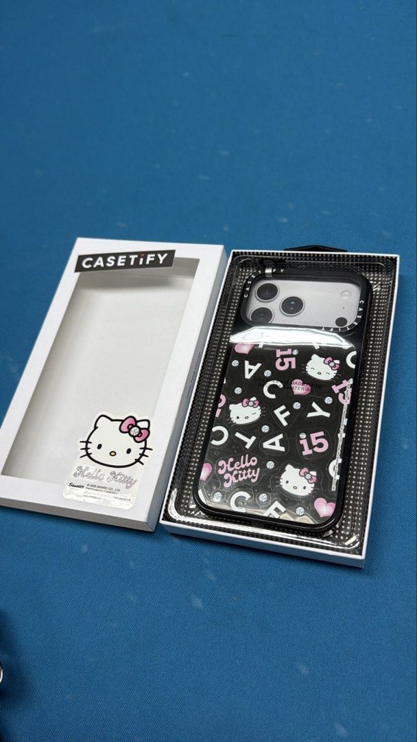 Casetify x y2k Hello Kitty case for iPhone 18 Pro Max / iPhone 17 Pro Max (Category: Cases & Sleeves) located in Marikina City. Submitted by biniaj (Listing ID 1468029665, Image 1). Description: brand new never used can give proof of purchase for warranty purposes (2 years warranty) for iPhone 18 Pro Max, can also fit iPhone 17 Pro Max.
