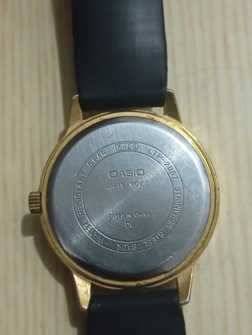 Casio (Category: Women's Watches) located in Las Pinas. Submitted by quick_deals_great_finds2 (Listing ID 1468029935, Image 3). Description: Original good working condition Quartz multifunction with battery 32mm medium womens.
