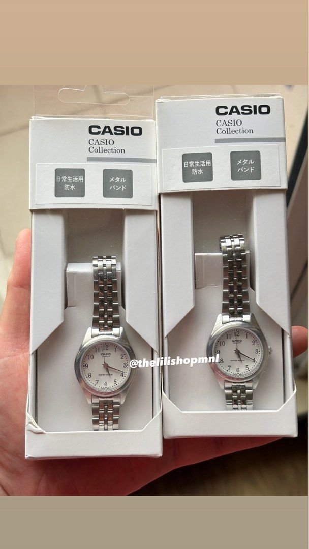 Casio Collection Watch All-steel Silver 26mm (Category: Women's Watches) located in Quezon City. Submitted by shopcart (Listing ID 1467874793, Image 1). Description: CASIO COLLECTION JAPAN ✅Guaranteed Auth from 🇯🇵 All-steel Silver 26mm.