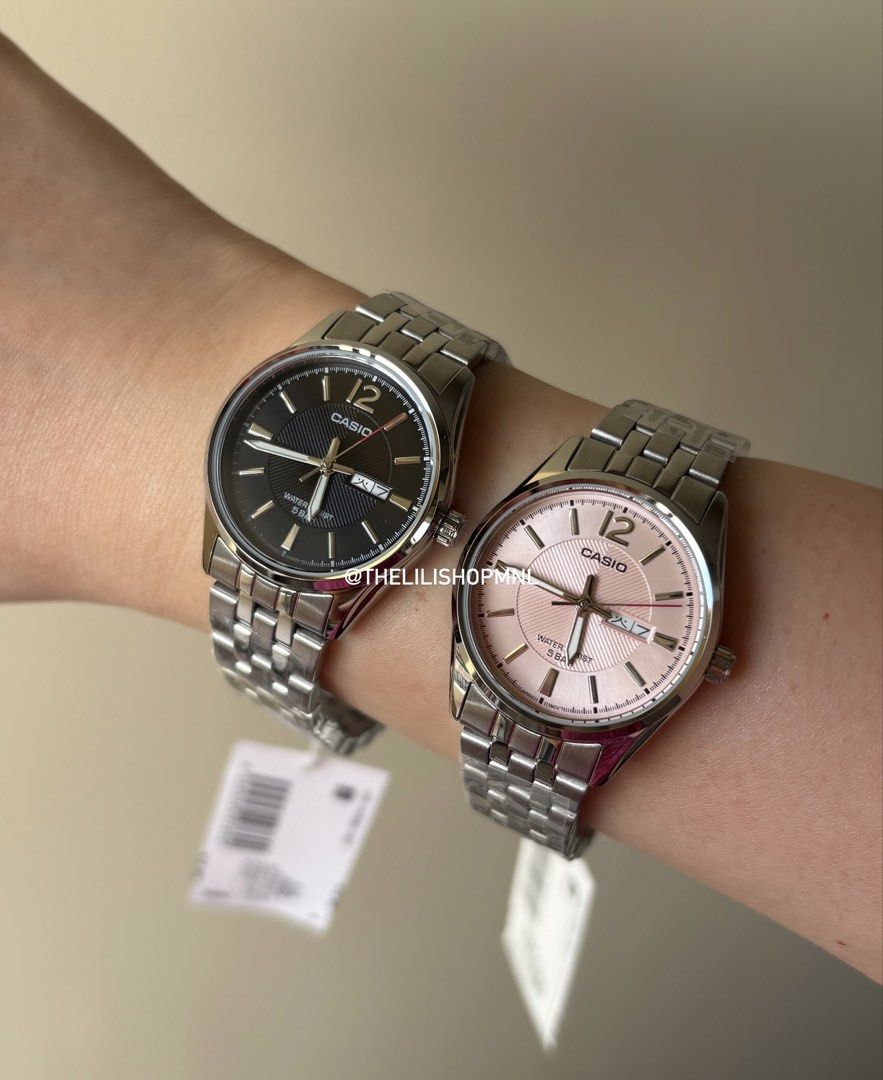 Casio Collection Watch Day-date 30mm (Category: Women's Watches) located in Quezon City. Submitted by shopcart (Listing ID 1467875833, Image 3). Description: Japan Exclusive 🇯🇵 Casio Collection Series ✅Guaranteed Auth Casio ✨Day-date function 30mm ✨Available in Pink & Black.