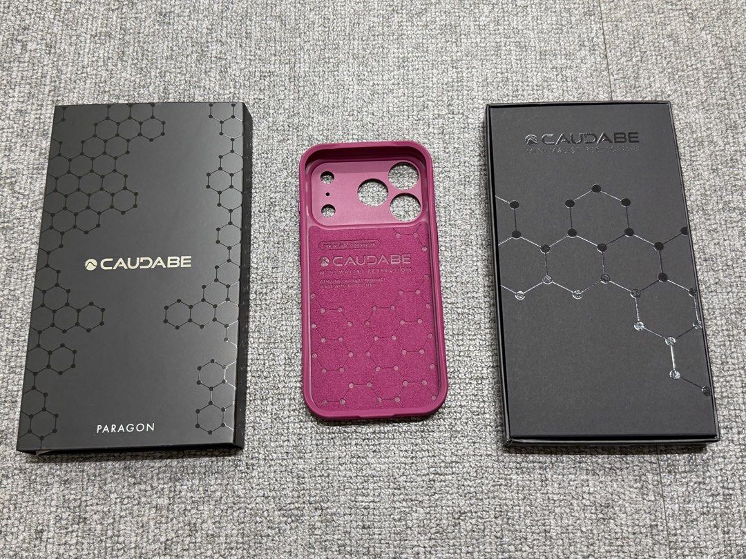 Caudabe Paragon Case for iPhone 17 Pro Magnetic, Grippy w/ Camera Control (Precise) (Category: Cases & Sleeves) located in Valencia. Submitted by pawprint22 (Listing ID 1467842732, Image 2). Description: Caudabe Paragon Case for iPhone 17 Pro Magnetic, Grippy w/ Camera Control (Precise) color: Orchid RFS: decluttering.