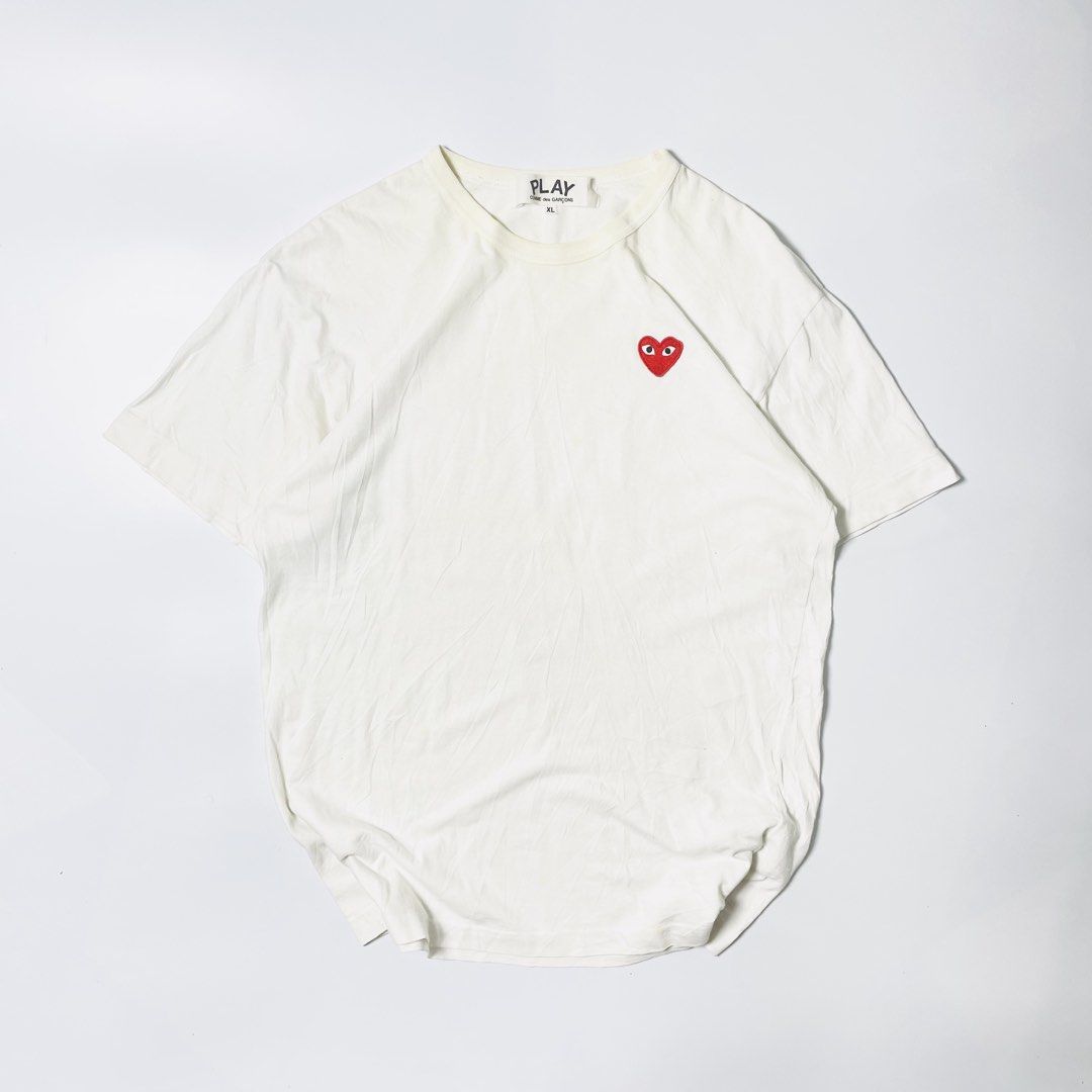 CDG PLAY (Category: Formal Shirts) located in Cavite. Submitted by ferrerapparel. (Listing ID 1467852747, Image 2). Description: Excellent condition Color rate:9.5/10 M-L Need wash.