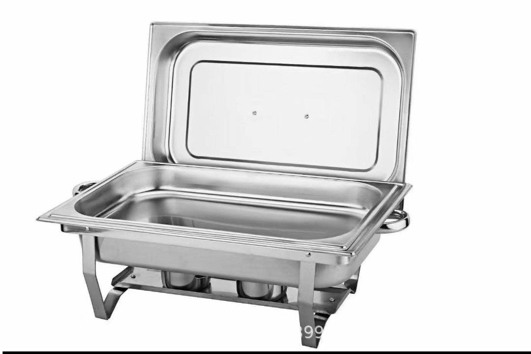 Chafing Dish (Category: Food Organization & Storage) located in Manila. Submitted by yzcartph (Listing ID 1467964904, Image 1). Description: CHAFING DISH SINGLE ： 980 DOUBLE ： 1180 3 pans ： 1380.