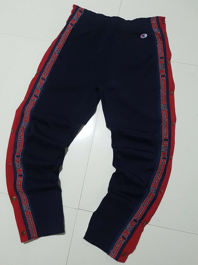 Champion track pants (Category: Announcements) located in Imus. Submitted by gabrielseth_12 (Listing ID 1467854332, Image 2). Description: Champion track pants Size small on tag (28 to 30 waistline) No issue Excellent condition 200 +shipped Imus cavite location.