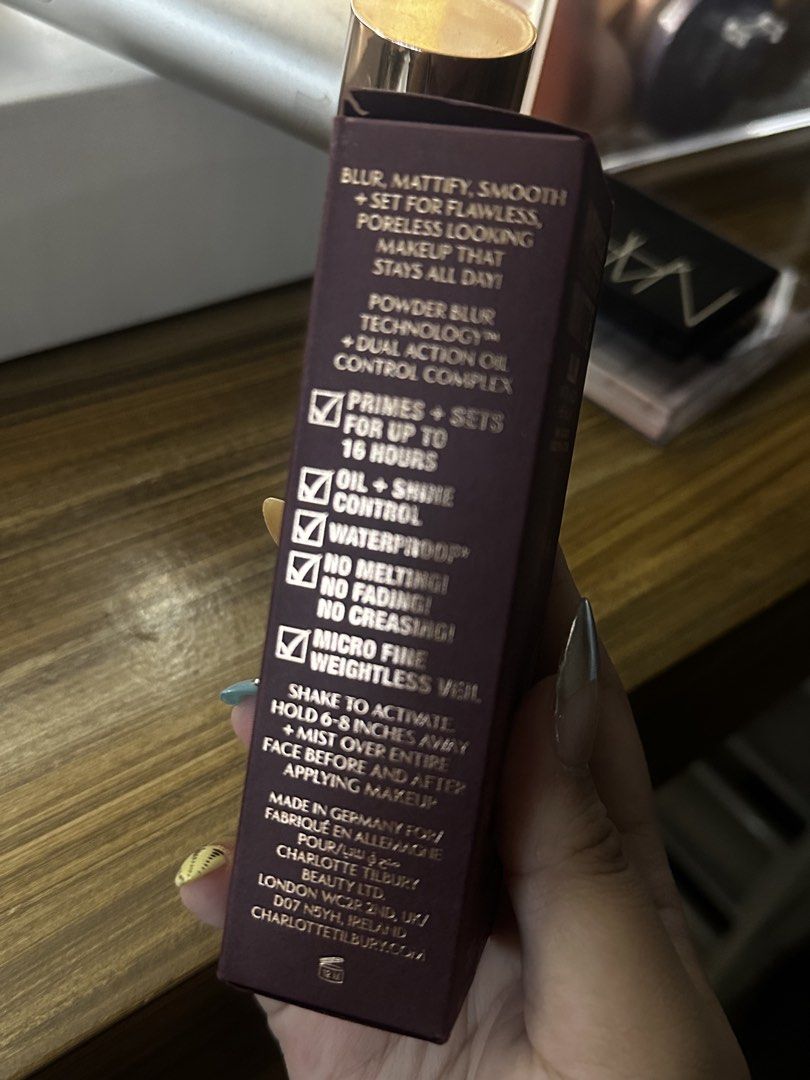 charlotte tilbury matte setting spray (Category: Makeup) located in Manila. Submitted by mvyvllgs (Listing ID 1468014077, Image 2). Description: .