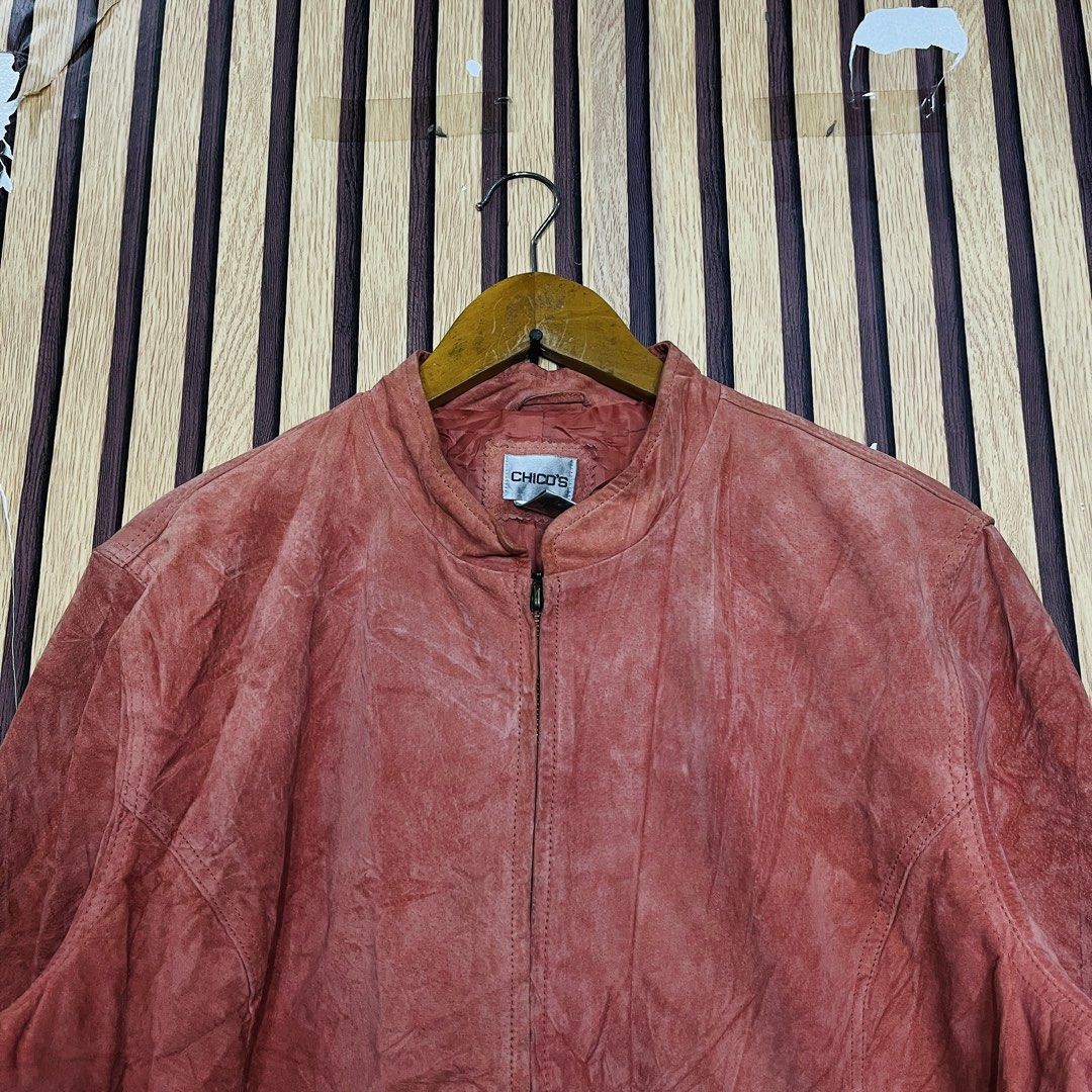 CHICO’S BARBIECORE STREETWEAR WHIMSIGOTH WESTERN LEATHER SUEDE FULL ZIP JACKET PINK size3 24x23 (Category: Coats, Jackets and Outerwear) located in Dasmarinas. Submitted by yg_supplies (Listing ID 1467924745, Image 3). Description: PLEASE READ FAQ’s > Yes, available! > Last price posted. TAKE IT OR LEAVE IT! > Dasmariñas Cavite > ADDITIONAL PHOTOS are NOT AVAILABLE as we seal the items after taking pictures. > GCASH payment > JNT shipping / LALAM