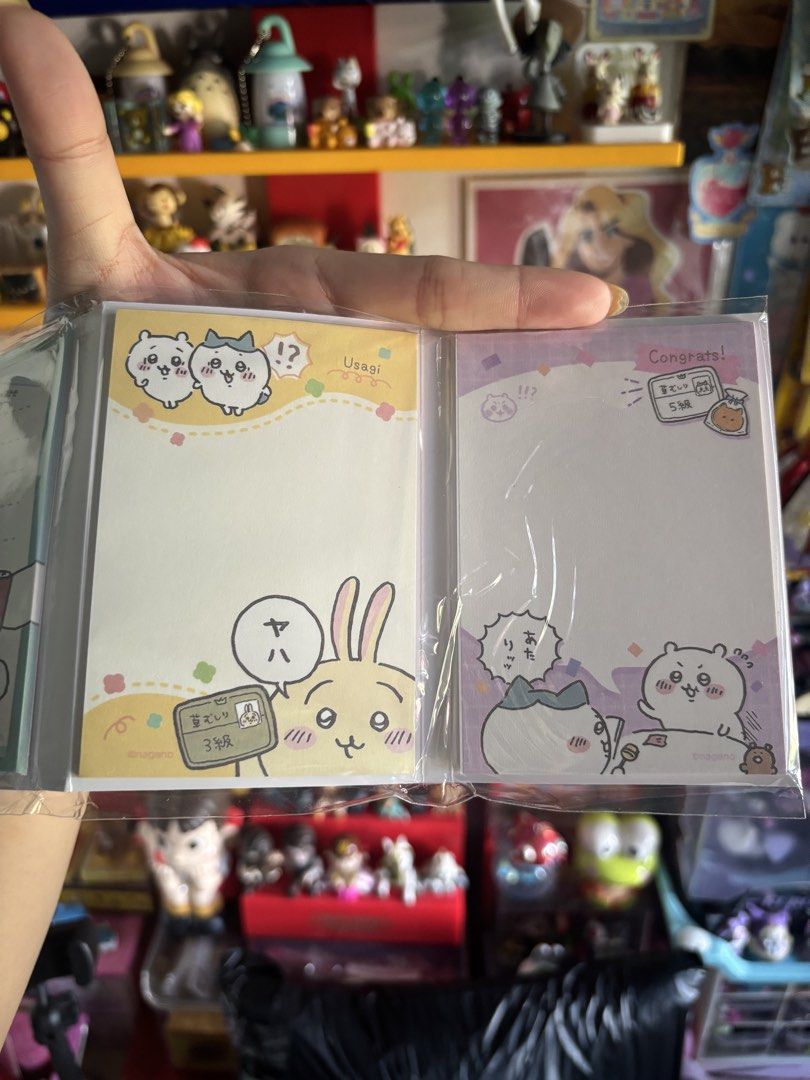 Chiikawa and Friends Trifold Memo Pad (Category: Stationery & School Supplies) located in Caloocan City. Submitted by meowietrinkets (Listing ID 1467893238, Image 3). Description: .