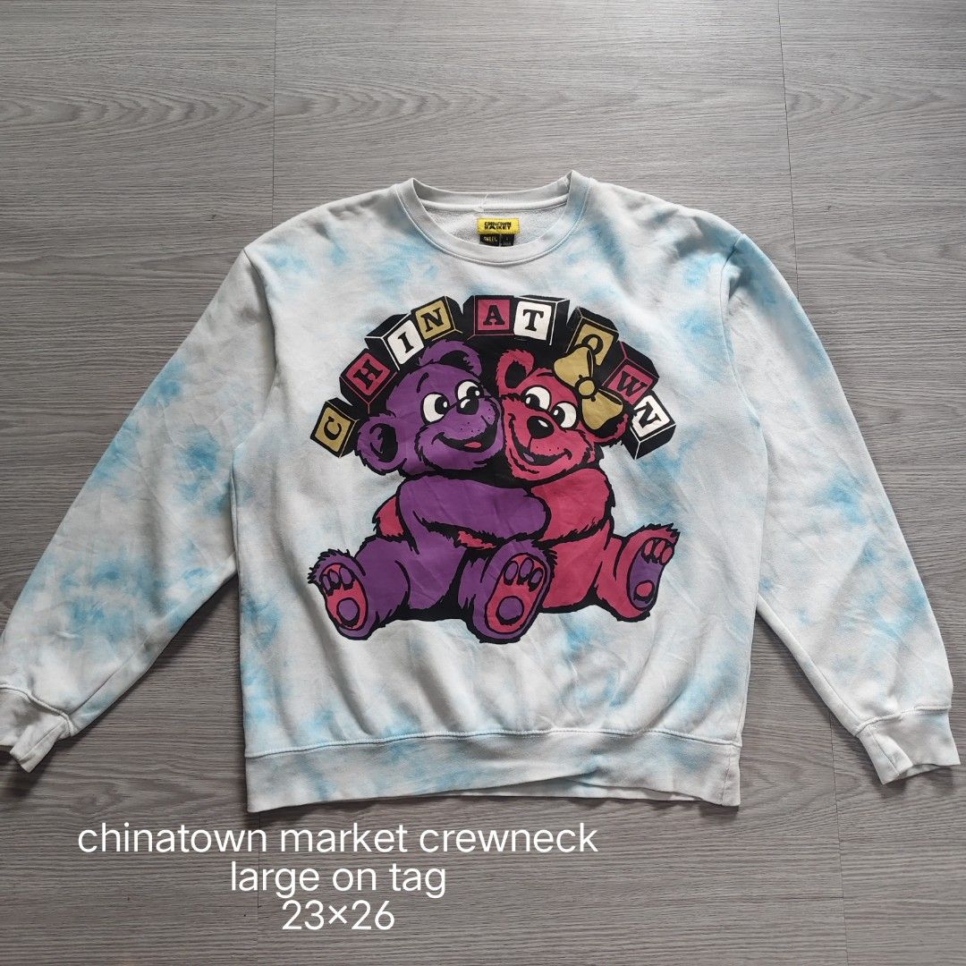 chinatown market (Category: Coats, Jackets and Outerwear) located in Amadeo. Submitted by josephotep (Listing ID 1467896128, Image 2). Description: Chinatown Market crewneck large on tag 23×26 as new no issue 800 plus sf. loc cavite pm 📥.