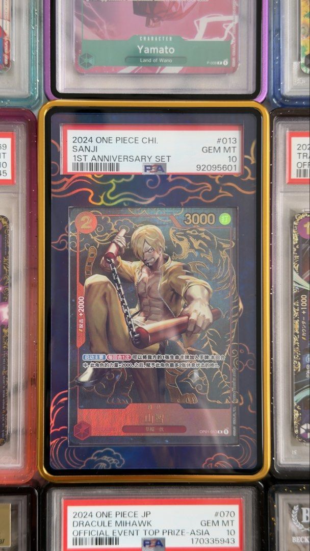 Chinese exclusive Sanji (Category: Graded Singles) located in Manila. Submitted by oneboxdaily (Listing ID 1468037523, Image 1). Description: 50k only. chinese exclusive 1st anniversary..