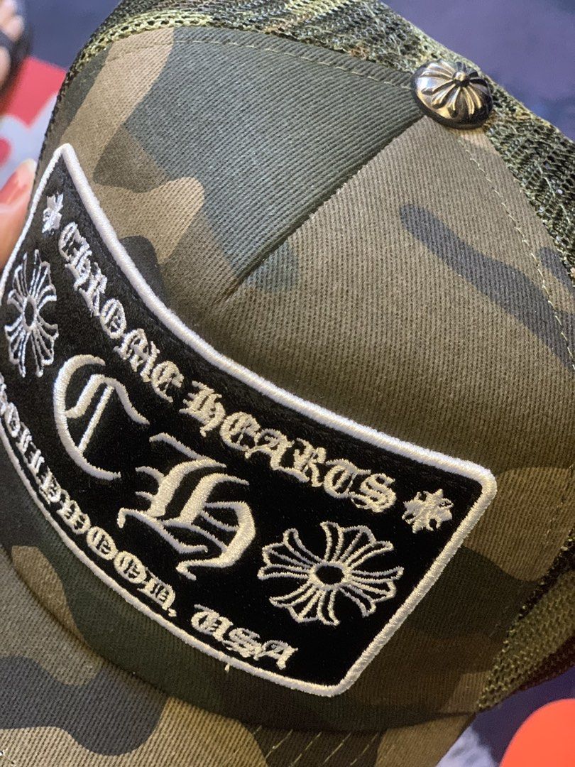 CHROME HEARTS CAMO CAP (Category: Caps & Hats) located in Manila. Submitted by scarlett_hope (Listing ID 1467930511, Image 2). Description: .