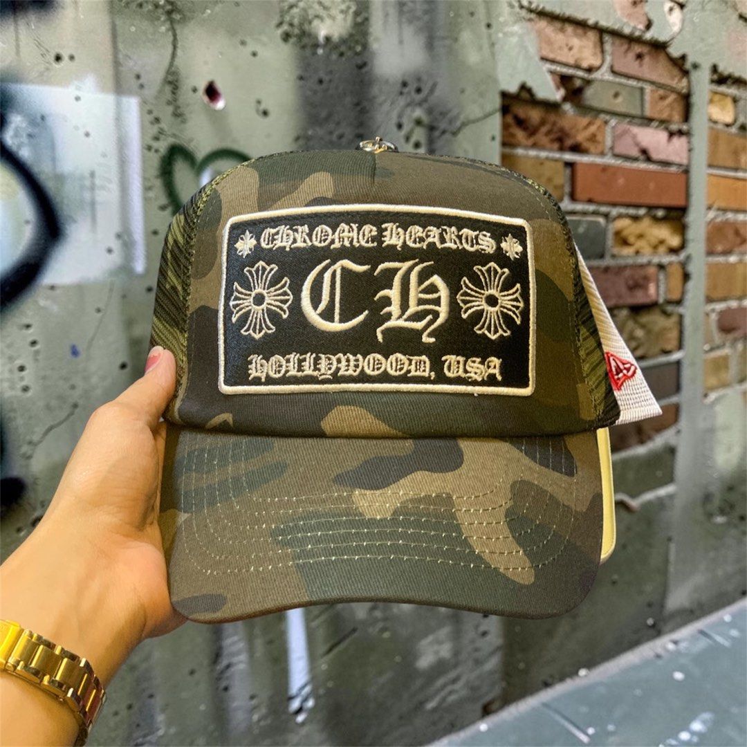 CHROME HEARTS CAMO CAP (Category: Caps & Hats) located in Manila. Submitted by scarlett_hope (Listing ID 1467930511, Image 1). Description: .