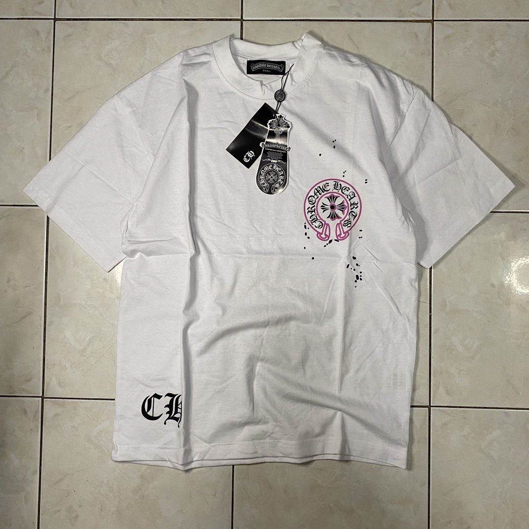 Chrome Hearts Pink (Category: Activewear) located in Bacoor. Submitted by fitcart (Listing ID 1467951696, Image 1). Description: Size: S Dimes: 26 × 19 Fabric: Cotton Condition: Good Condition Color Rate: 9/10 Issue: None Price: ₱350.