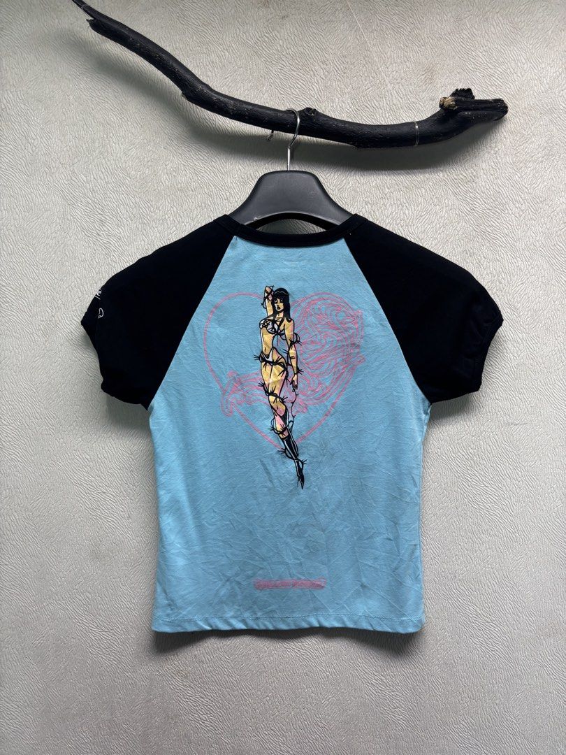 Chrome Hearts x Deadly Doll (Category: Shirts) located in Baybay. Submitted by thrift.ed2023 (Listing ID 1468011034, Image 3). Description: Chrome Hearts x Deadly Doll Small 15x19 No Issue Good as New .